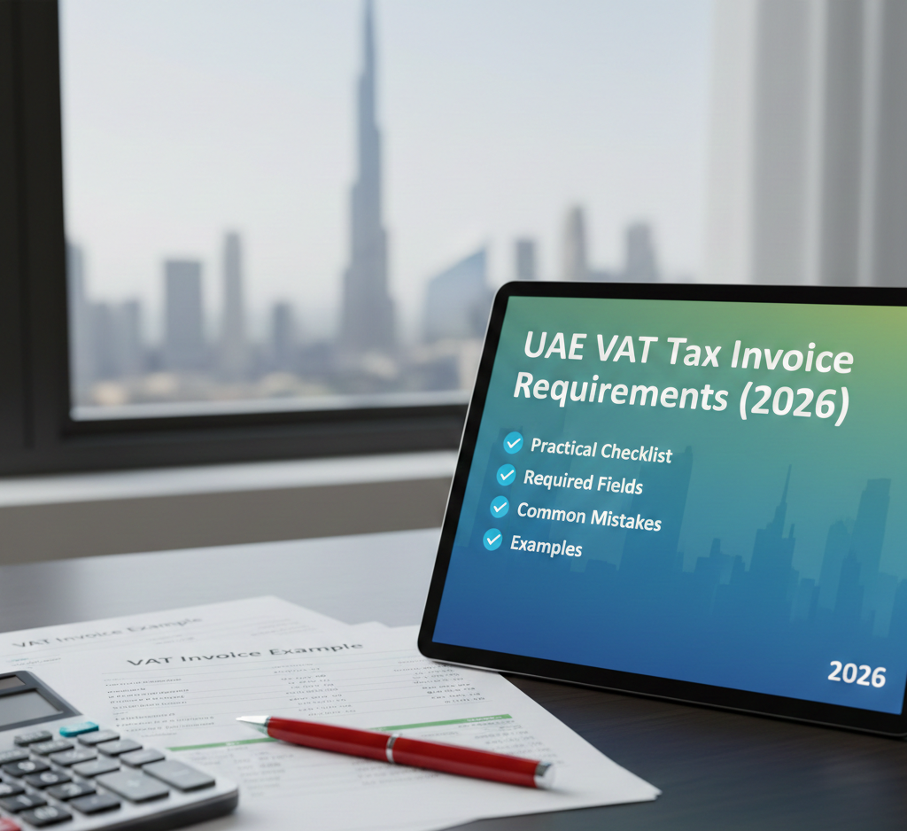 UAE Tax Invoice Requirements (2026): Practical Checklist + Examples